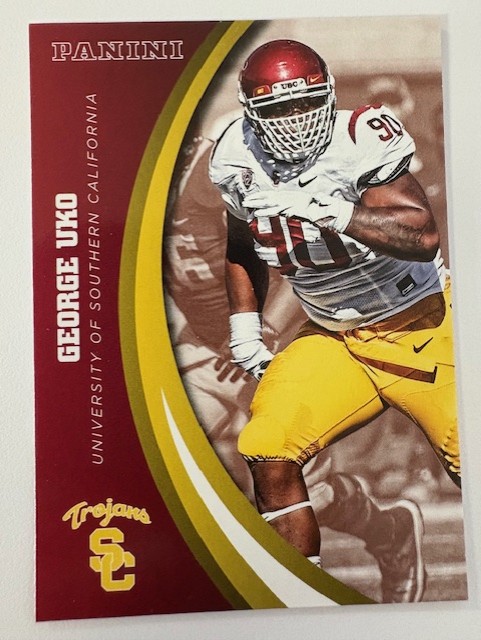 Panini Card University of Southern California Foot