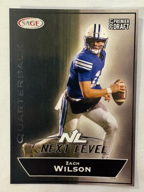 2021 Sage Football Card-Zach Wilson