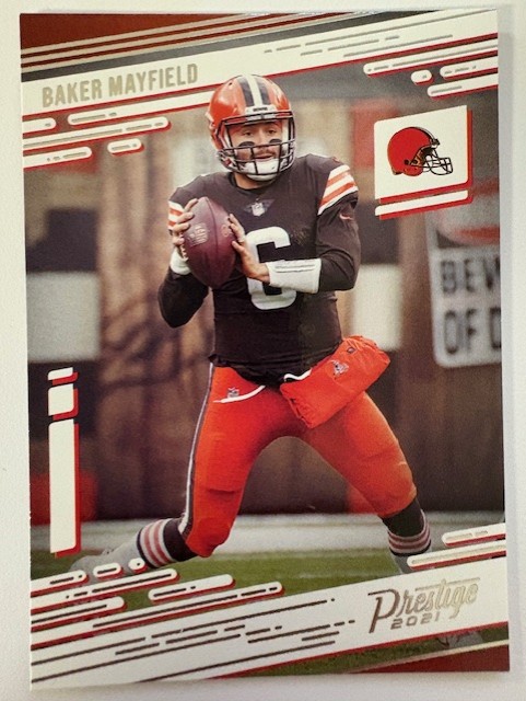 2021 Prestige Football Card- Baker Mayfield 