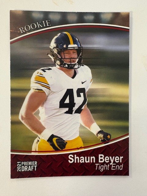 2021 Sage Football Card- Shaun Beyer