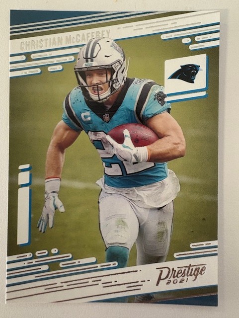 2021 Prestige Football Card- Christian Mccaffrey