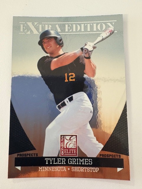 Extra Edition Baseball Card- Tyler Grimes #47