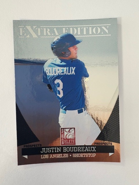 Extra Edition Baseball Card- Justin Boudreaux #177