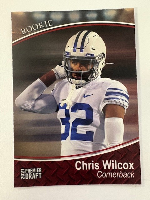 2021 SAGE Football Card- Chris Wilcox