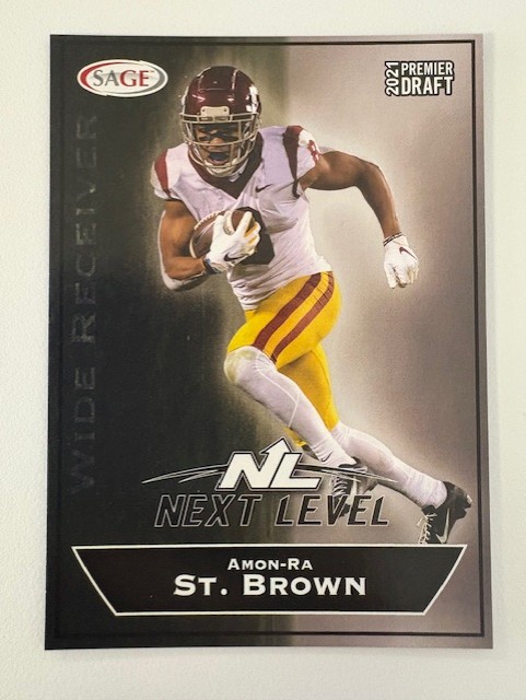 Sage Next Level Football Card: Amon-Ra St.  Brown