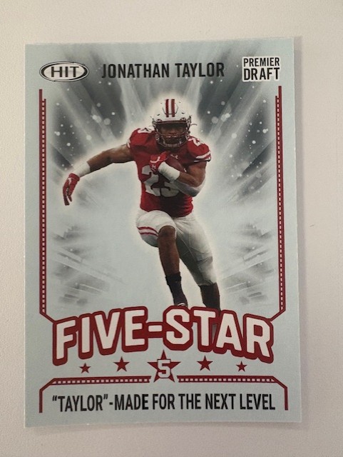 HIT Five-Star Premier Draft Card : Jonathan Taylor