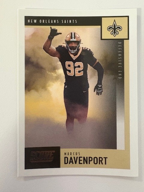 2020 Panini Score Football- Marcus Davenport #273