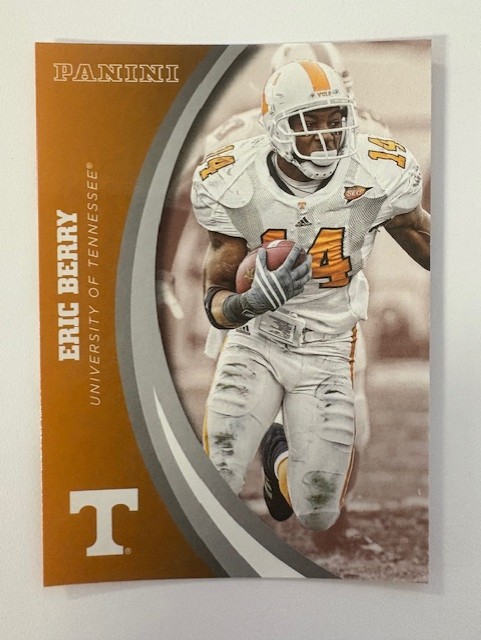 Panini University of Tennessee Football Card- Eric