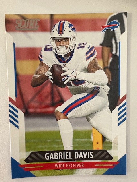  2021 Panini SCORE Football Card: Gabriel Davis