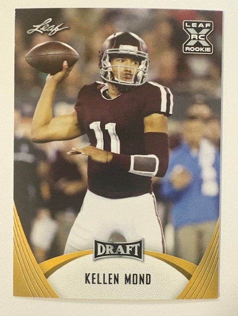  Leaf Draft Card- Kellen Mond