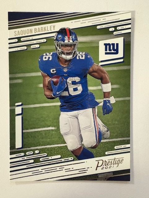 2021 Prestige Football Card- Saquon Barkley