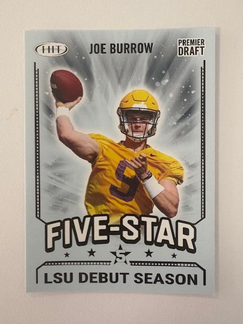 HIT Five-Star Premier Draft Card : BLACK Joe Burro
