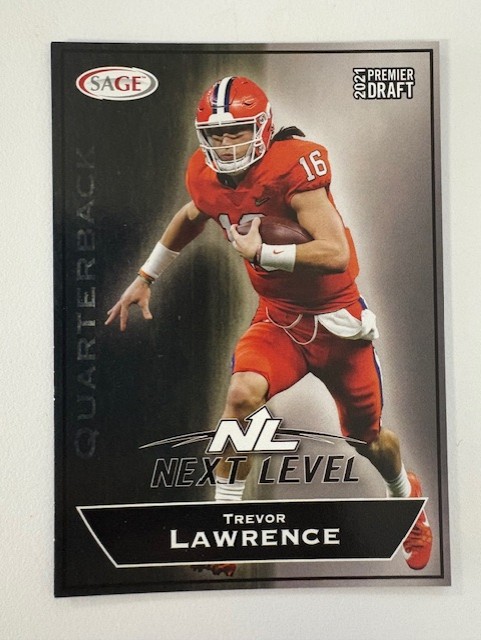  Sage Next Level Football Card: Trevor Lawrence