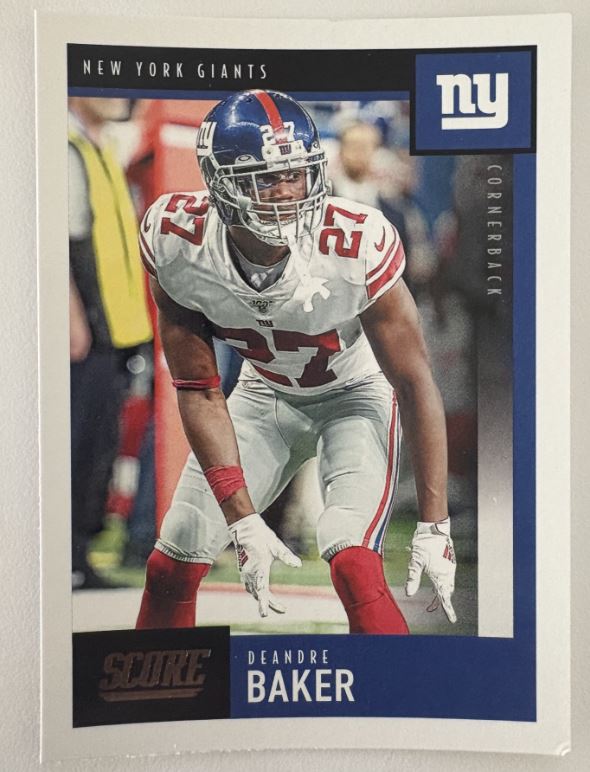 2020 Panini Score Football- Deandre Baker #149