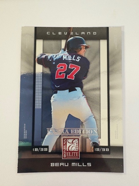 Donruss Elite Baseball Card-Beau Mills #7