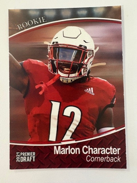 2021 SAGE Football Card- Marlon Character